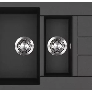 Szuper ajánlat | EVIDO CUBO 6 S Compact gránit mosogató, 800 x 500 mm, antracit