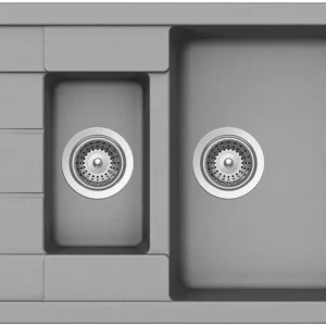 SCHOCK MANHATTAN CRISTALITE D-150S egymedencés csepptálcás gyümölcsmosós prémium mosogató - Croma | Akció