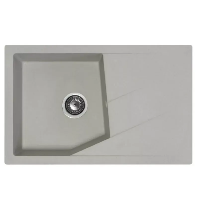 Csak ma - Linea Plus Metalac 188627 Gránit Mosogatótálca - Extra mély, Csepegtetőtálcás, Szürke