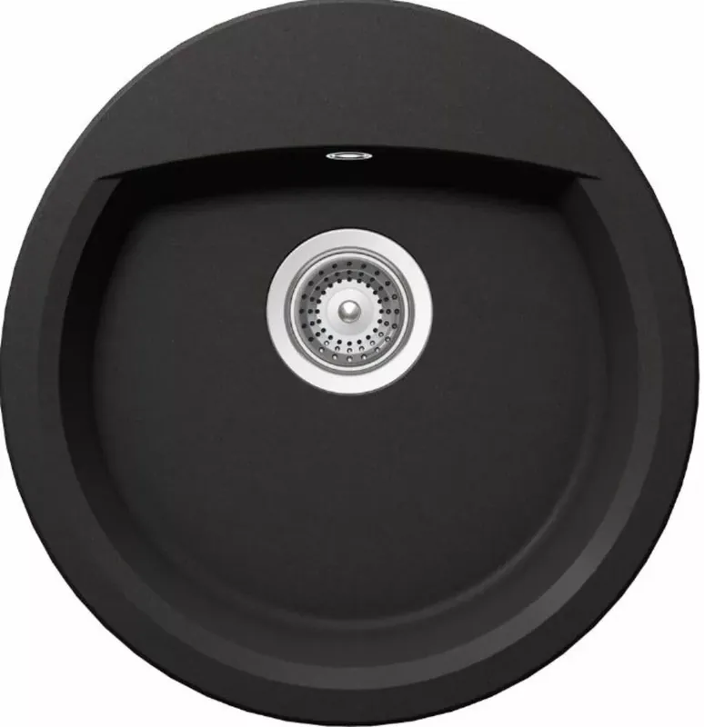 Ajánlat | SCHOCK MANHATTAN CRISTALITE R-100 egymedencés kerek prémium mosogató - Nero