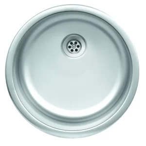 EVIDO RONDO natúr rozsdamentes acél mosogató, 446 mm - Árengedmény