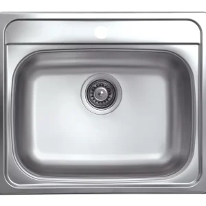 EVIDO AQUA natúr rozsdamentes acél mosogató, 570 x 490 mm | Vedd meg online