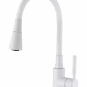 Azonnali szállítás - Invena HULA PLUS flexibilis színes csaptelep - fehér