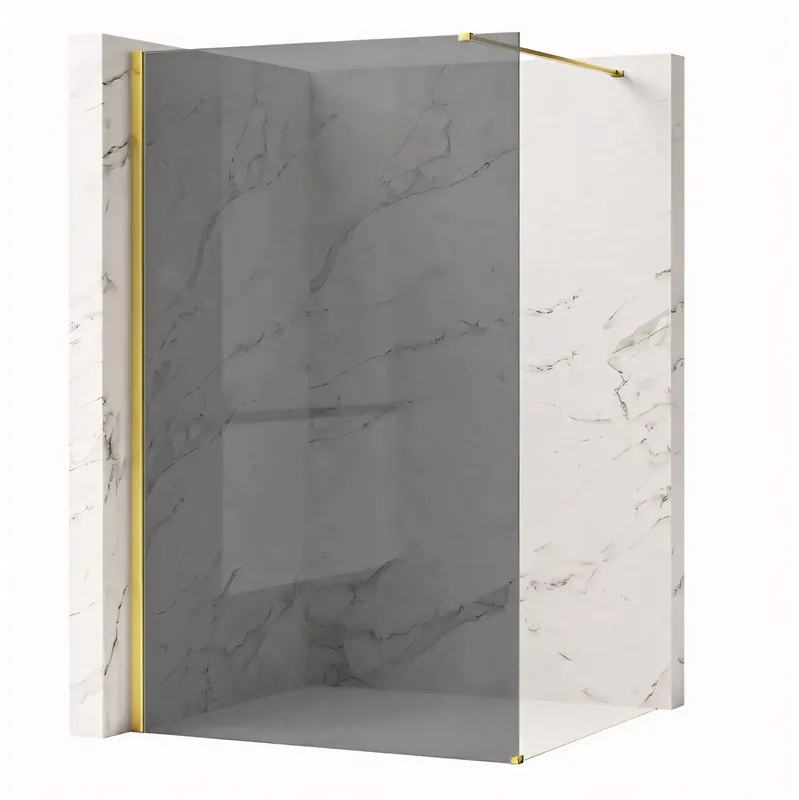 Zuhanyfal Rea Flexi Grey / Gold 140 - Prémium