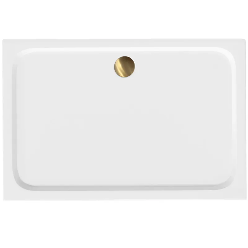 Zuhanytálca Rea Belmond White 90x120 Brush Gold | Outlet
