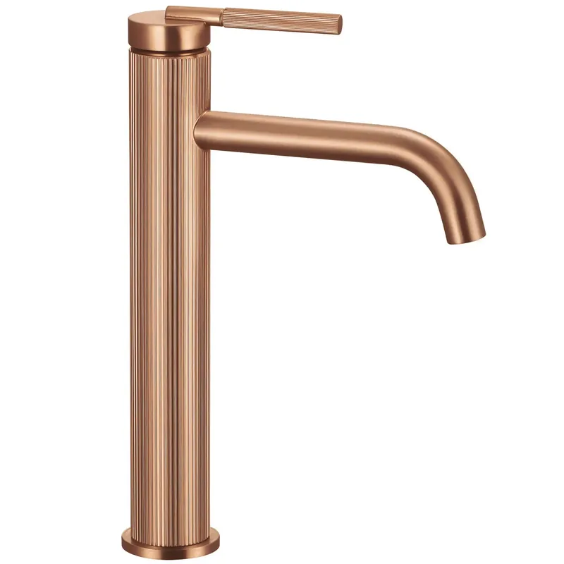 Fürdőszobai csaptelep Rea Argon Brush Copper high - Expressz szállítás