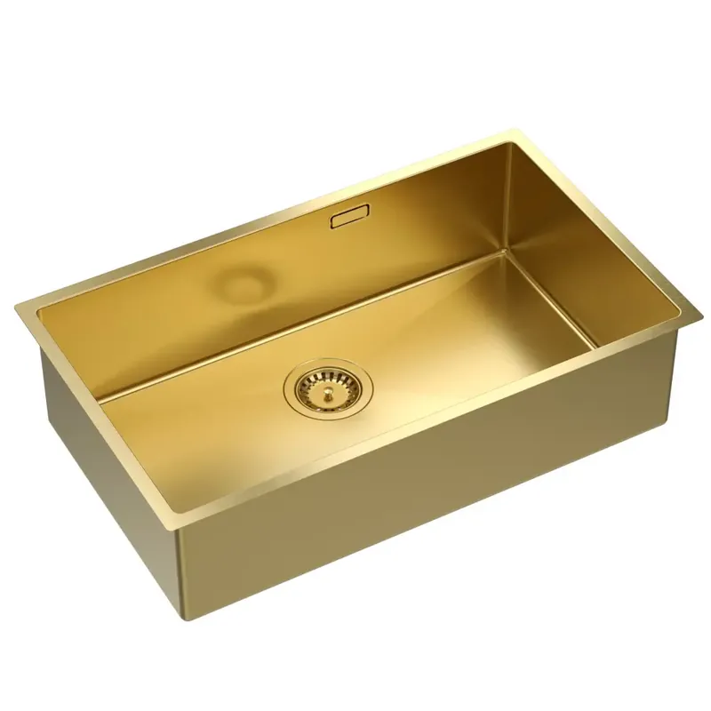 Acél mosogatótálca ANTHONY 80 GOLD | Újdonság