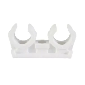 Biztonságos fizetés - Műanyag csőbilincs, 22mm dupla, Styron