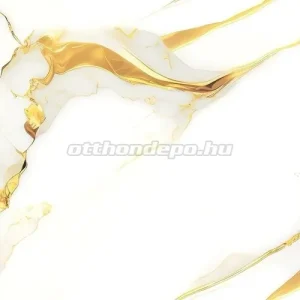 Csempe / Padlólap, Nextile, Denial Gold EL, magasfényű polírozott, arany erezetes, 60*120 cm I.o. - Ne maradj le