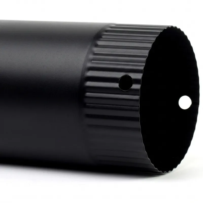 120mm kályhacső fekete 25cm | Olcsó