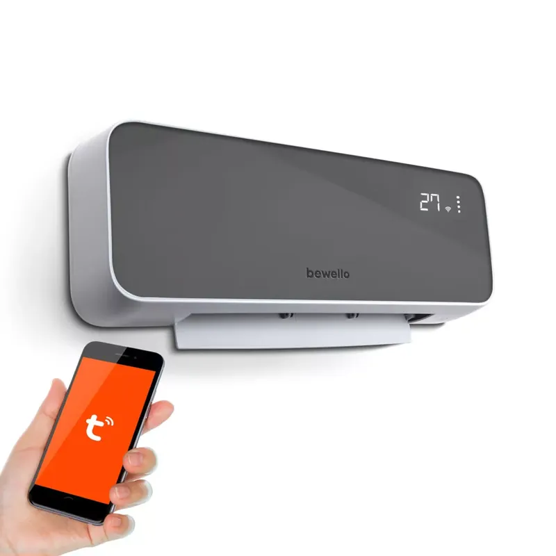 Bewello Smart fali hősugárzó - 1000/2000W - Tuya - 220 - 240V - szürke (BW2103C) | Szezonális akció